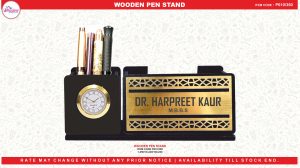 0610 WOODEN PEN STAND