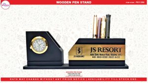 0611 WOODEN PEN STAND