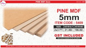 5409 PINE MDF 5MM