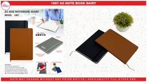 1007 A5 NOTE BOOK DAIRY