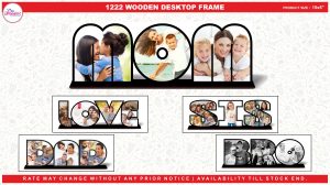 1222 WOODEN DESKTOP FRAME 15x5"