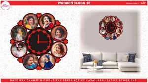 1360 WOODEN CLOCK 10