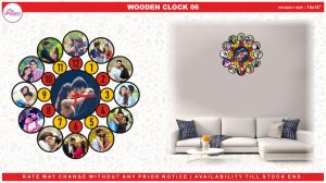 1356 WOODEN CLOCK 06