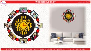 1357 WOODEN CLOCK 07