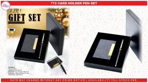 0772 CARD HOLDER PEN SET