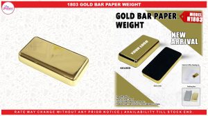 1803 GOLD BAR PAPER WEIGHT