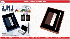0764 CARD HOLDER PEN SET