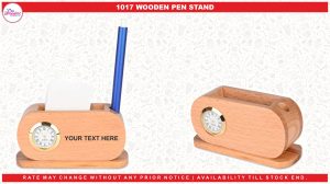 1017 WOODEN PEN STAND