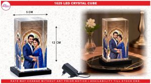 1629 LED CRYSTAL CUBE