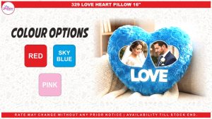 329 LOVE HEART PILLOW 16"