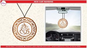 4630 WOODEN CAR HANGING
