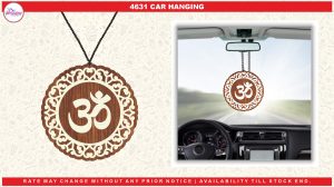 4631 WOODEN CAR HANGING