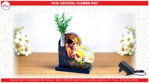 1639 LED CRYSTAL FLOWER FRAME