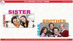 1213 WOODEN CUTOUT FRAMES