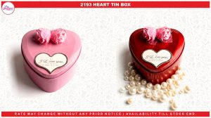 2193 HEART TIN BOX