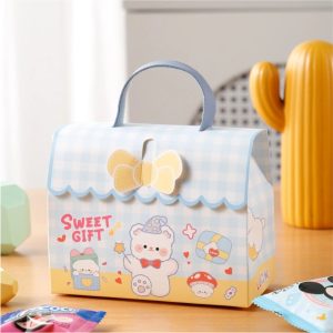 PF101 CUTE CARTOON MINI GIFT BOX WITH HANDLE