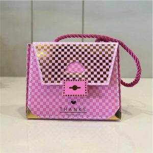 PF122 PURSE SHAPE GIFT BOX WITH HANDLE